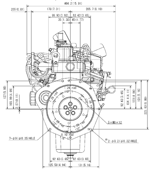 Kubota Diesel Engine D722 Diesel Parts & Service
